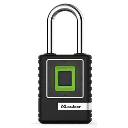 Masterlock hængelås med fingerscan