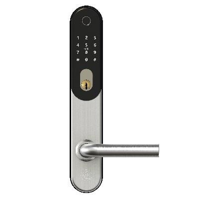 Smart Lock BG5000 til oval cyl. soelv