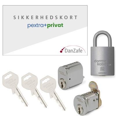 Pextra+ privat sæt 1x4060S 1x4007 1xHængelås
