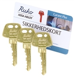Assa Abloy Garant+ nøgler og kort